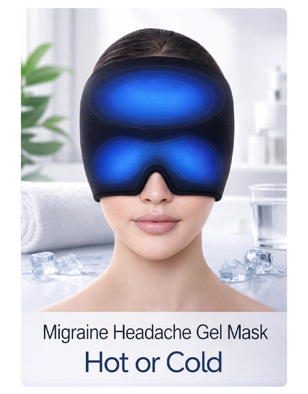 Peak Body Head Pain Gel Cap — Hot & Cold Therapy Wrap