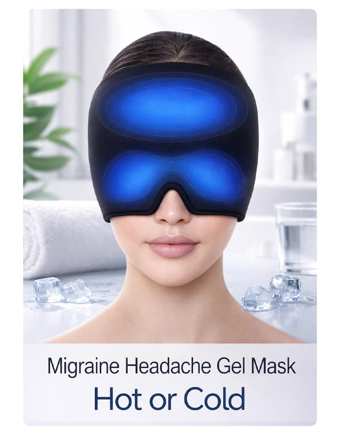 Peak Body Head Pain Gel Cap — Hot & Cold Therapy Wrap